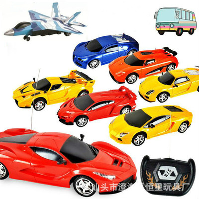 儿童模型遥控车玩具 无线电动赛车 仿真遥控客机战机汽车地摊货源