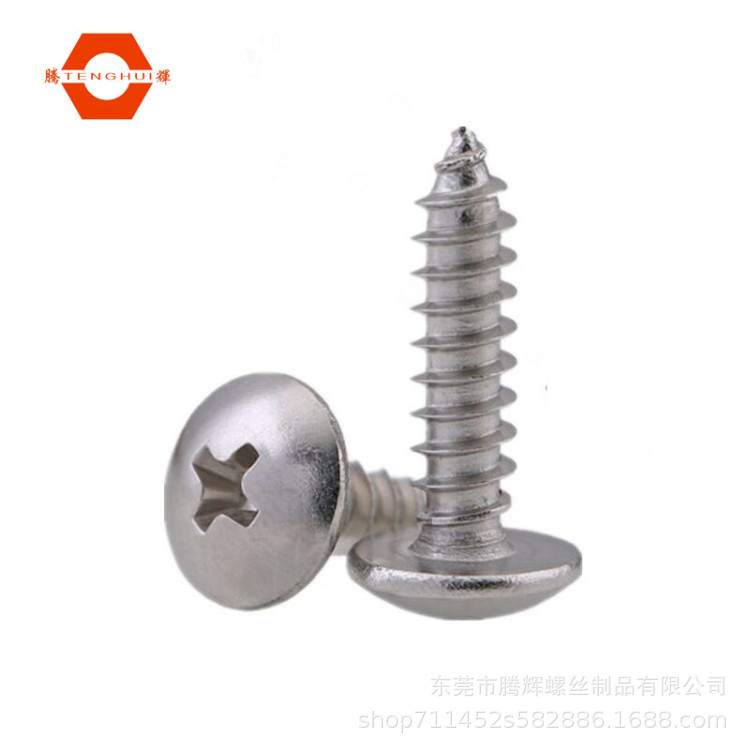 供应304不锈钢TA螺丝 大扁头自攻螺丝 M3M3.5M4M5系列自攻螺丝
