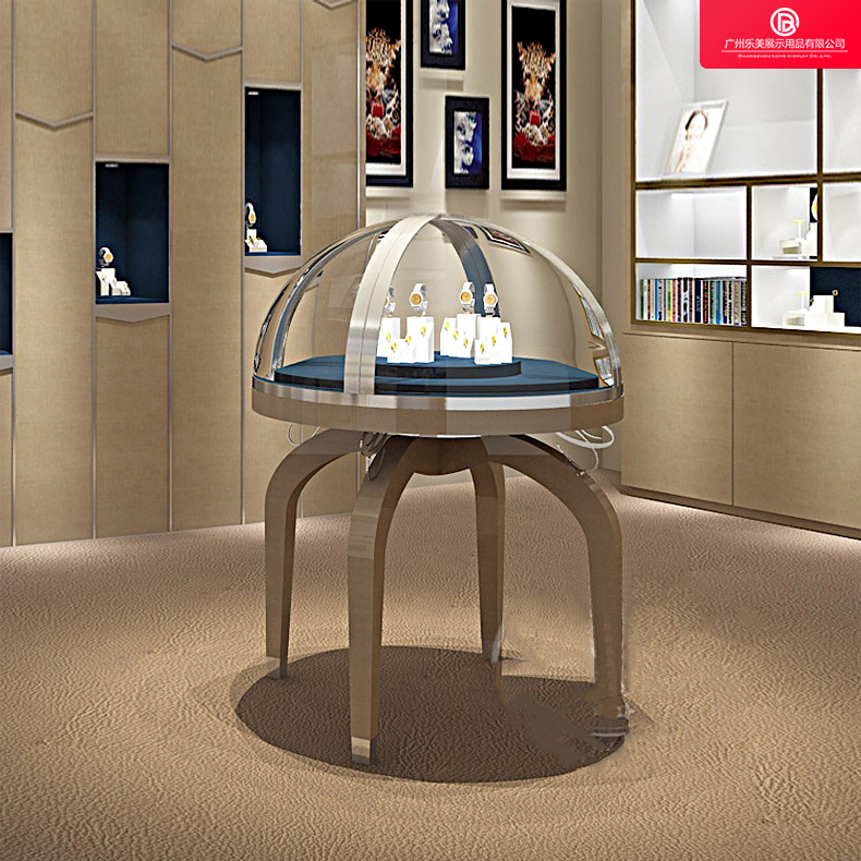 工厂直销精品高端珠宝首饰玉石古董展示柜展示架玻璃柜玻璃展示架