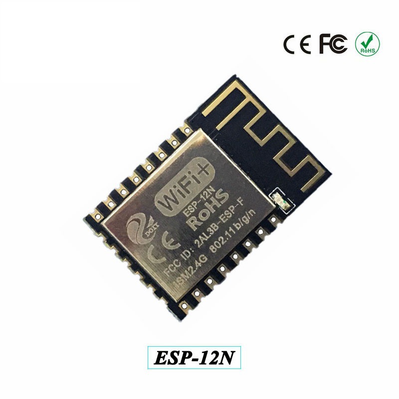 ESP8266无线WiFi模块ESP-12N串口转WiFi无线透传AT固件