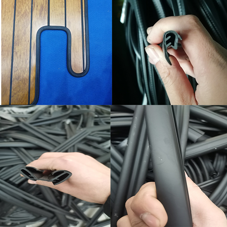 epdm发泡密封条硅胶条PVC龙骨自夹紧胶条TPE丁氰耐油密封条