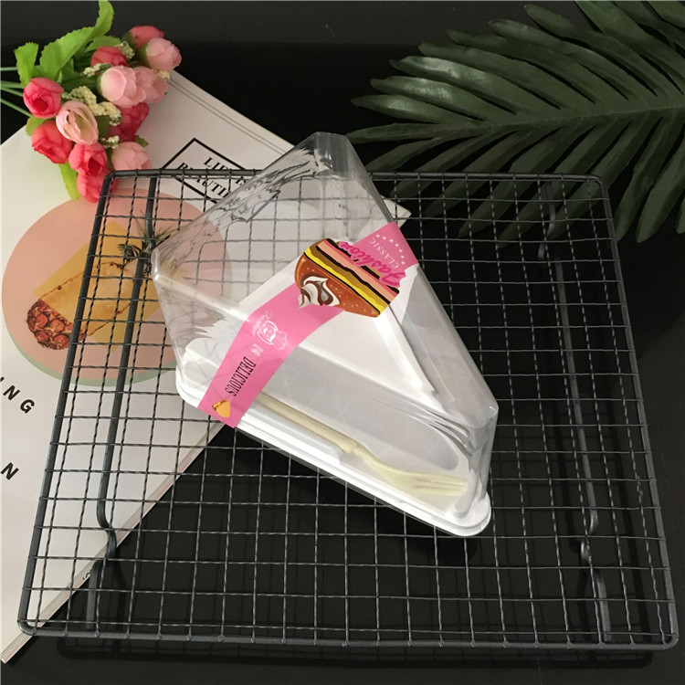 三角形千层蛋糕盒慕斯盒日式瑞士卷轻乳酪包装盒