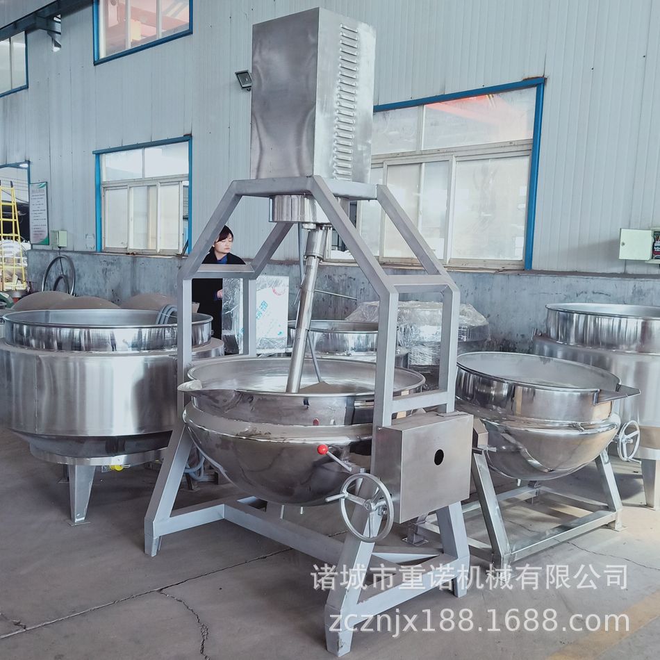 馅料炒锅 红豆蒸煮锅 豆沙熬煮锅 食品机械厂家直销