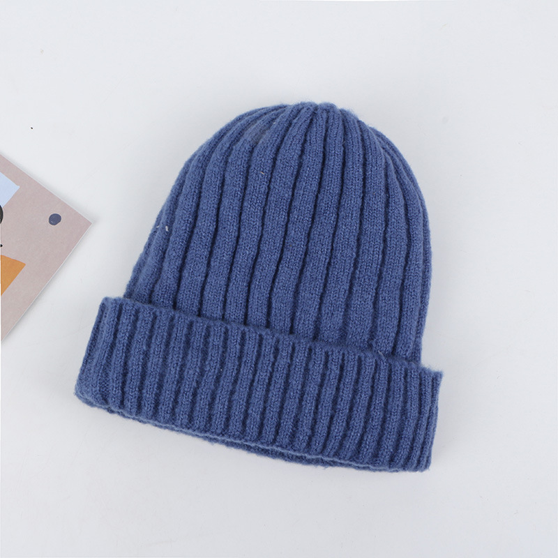 solid color plus velvet knitted hat   NSTQ34759