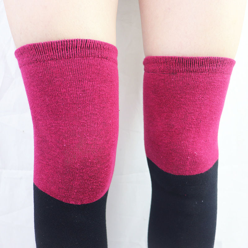 2019 new pattern Mosaic Knee socks female Piles of socks Cotton leg cover Socks Stockings set