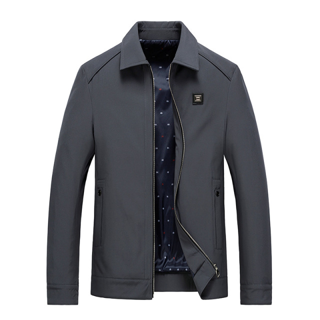 Men’s Lapel business slim coat casual versatile jacket men in spring and Autumn