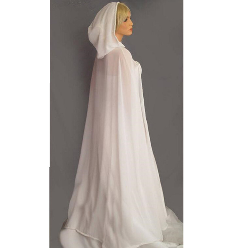 chiffon wedding cape
