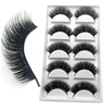 5-pair 3D Mink hair Eyelashes Thick Extension False eyelashes Cross border wholesale eyelash Manufactor