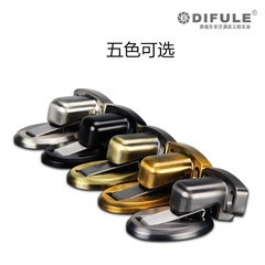 Dingfule manufacturer zinc alloy floor suction no-punch door suction hotel silent anti-collision door impact round solid floor suction