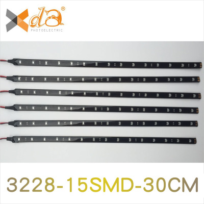 led装饰灯 汽车灯条12V 30cm15SMD 1210贴片软灯条45cm-120灯带