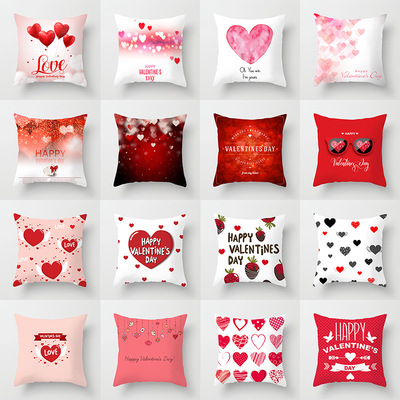 18'' Cushion Cover Pillow Case People&apos;s Day pillow cover Festival home decoration cushion cover custom made love pillow