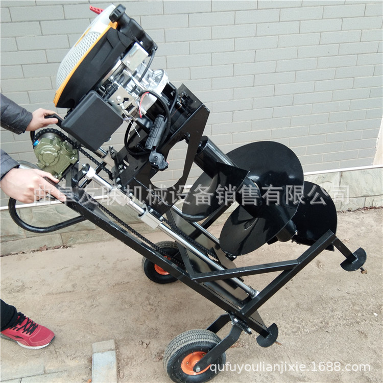 手推种树打坑机 悬挂式栽树种植刨坑机 车载式大直径挖坑机 64