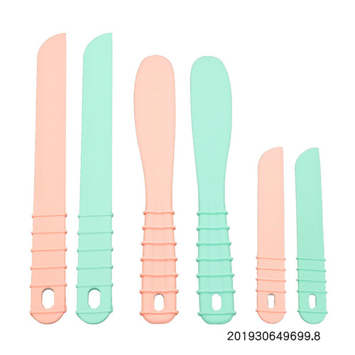 Proud diy crystal drip silicone scraper spatula mixing tool to make silicone-coated iron mold