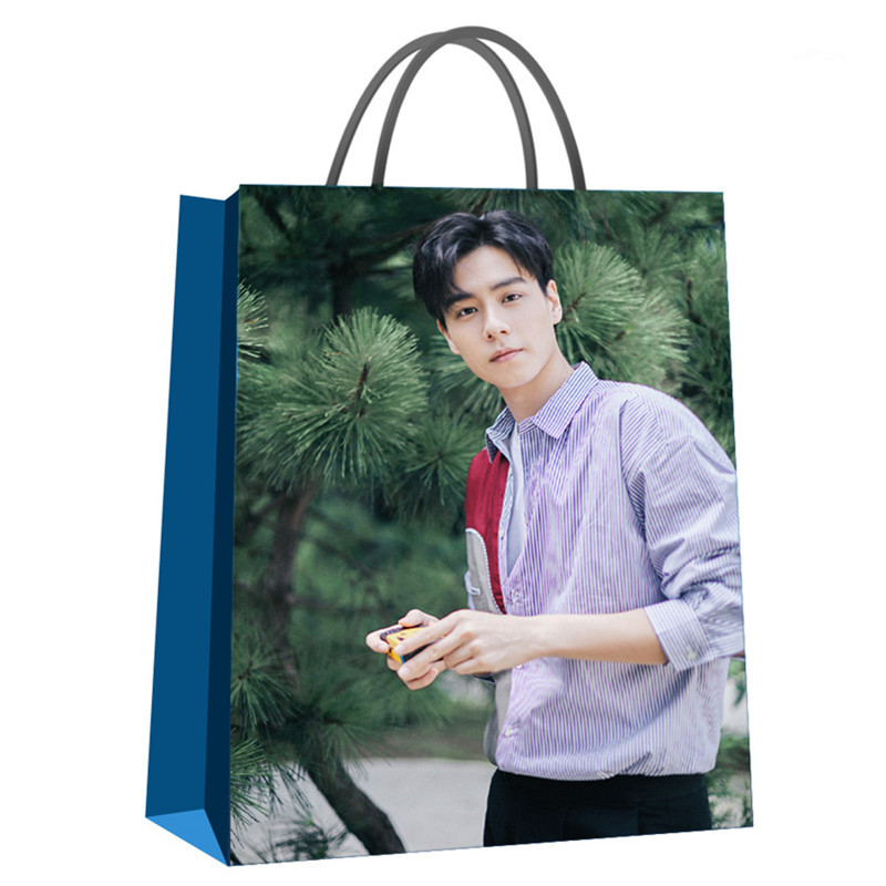 胡一天周边同款纸袋 礼品袋 购物袋 手提袋 明星手提袋批发 新品