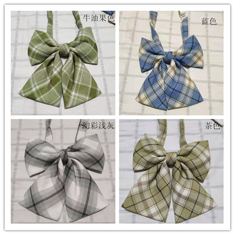 新款JK领结格子制服日系领花学生水手服领结学院风校服蝴蝶结|ms