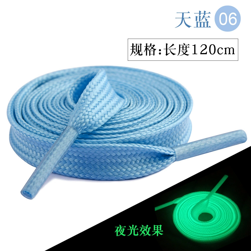Glow-in-the-Dark Shoelaces, Fluorescent Trend, 50–120 cm, Multi-Color Fashion Laces
