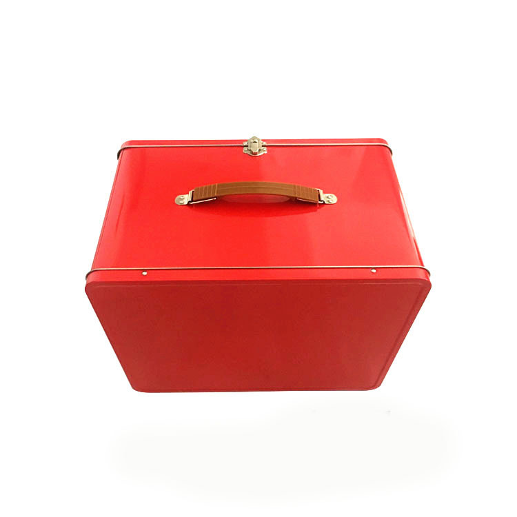 方形马口铁手提铁罐 儿童玩具包装盒金属收纳箱 手挽铁罐厂家直销