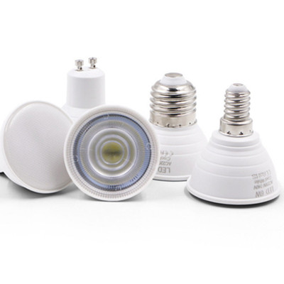 超低价仿陶瓷塑包铝灯杯 gu10 仿cob AC220V 6W e14/e27/mr16灯杯