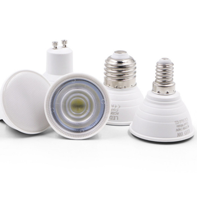 超低价仿陶瓷塑包铝灯杯 gu10 仿cob AC220V 6W e14/e27/mr16灯杯