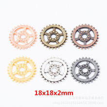 DIY饰品配件复古合金 齿轮配件 zakka批发厂家直销7826
