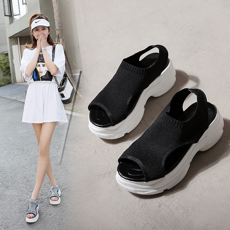 Chaussures été pour femme en Caoutchouc - Ref 3345761 Image 8