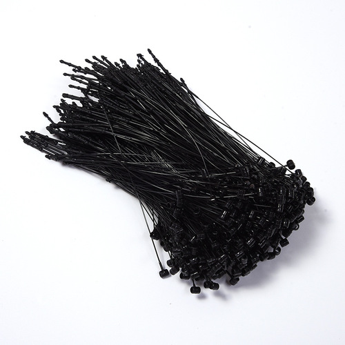 Manufacturer wholesale tag line lanyard pointed head round head hand threading needle plastic buckle trademark tag line clothing accessories