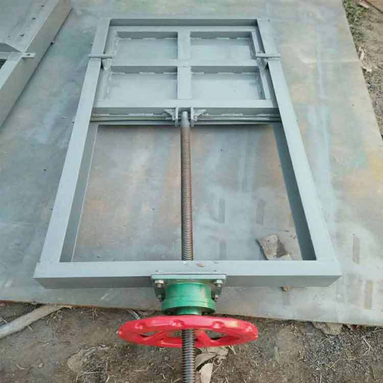 渠道闸门采用的温度和刚度的焊接结构新河县恒昌水利机械厂