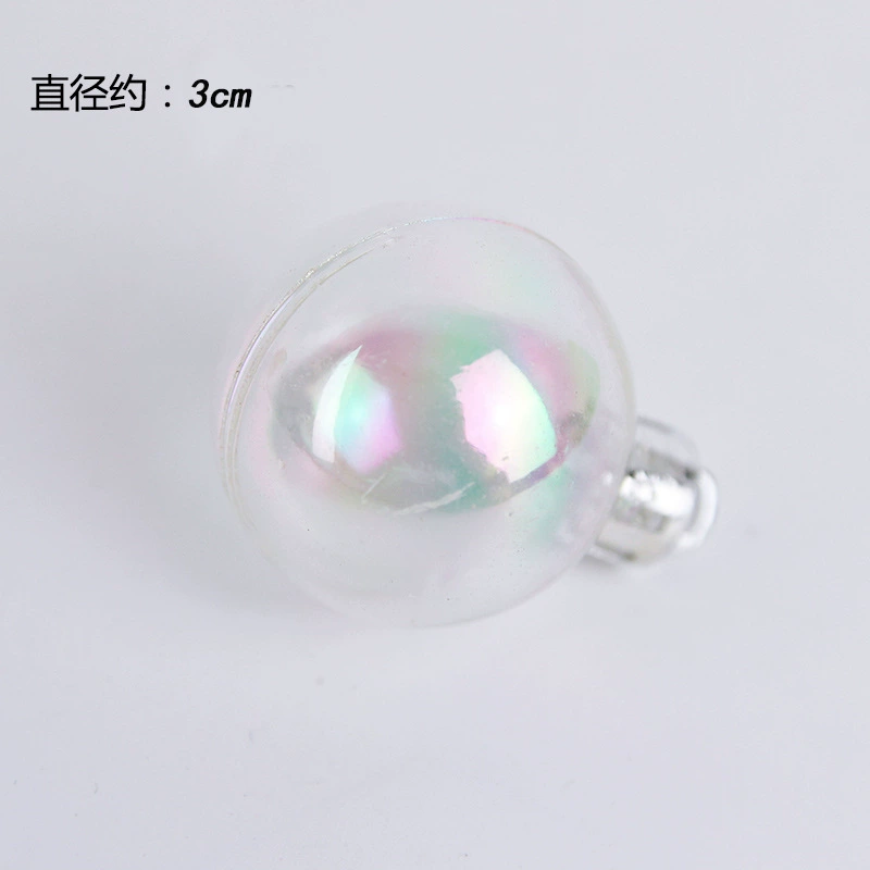 Brand transparent fuchsia decorations
