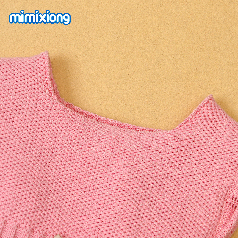 ins热卖款2019欧美婴儿飞袖荷叶边连体哈衣爬服