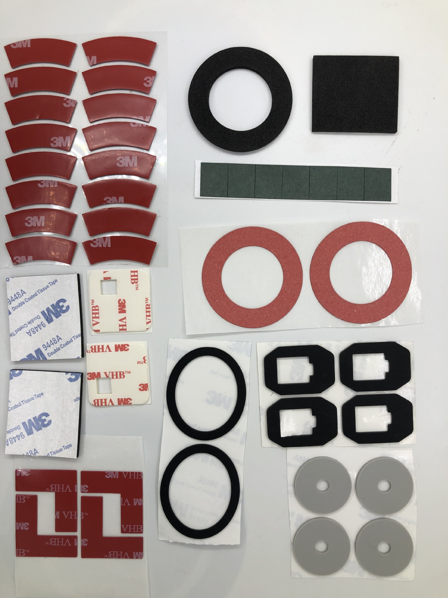 双面胶高粘pet透明双面胶圆形异型vhb模切背胶eva泡棉双面胶