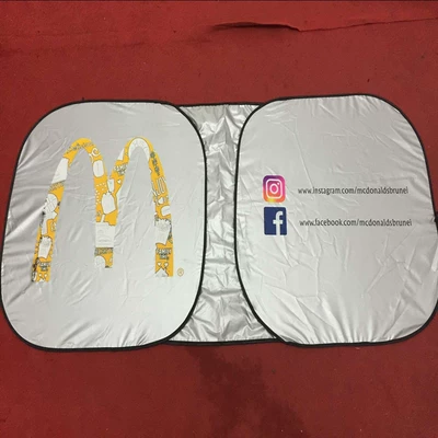 Double-ring car sun shield: Sun shade