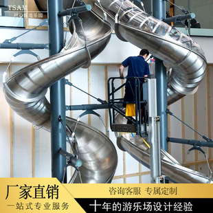 景区户外不锈钢滑梯大型游乐设备幼儿园儿童组合滑梯成人滑梯厂家-阿里巴巴