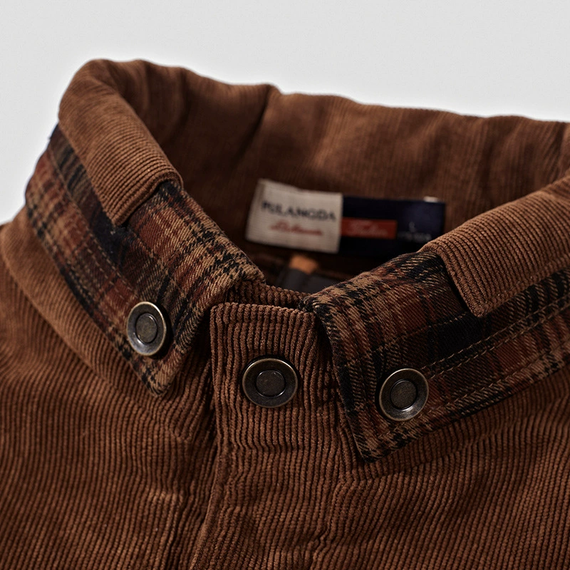 Men's demi-season warm shirt, direct factory sales, Amazon, plus size