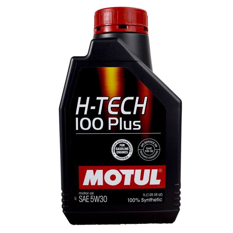 正品摩特MOTUL H-TECH 100 PLUS全合成机油润滑油 5W30 SN 1L