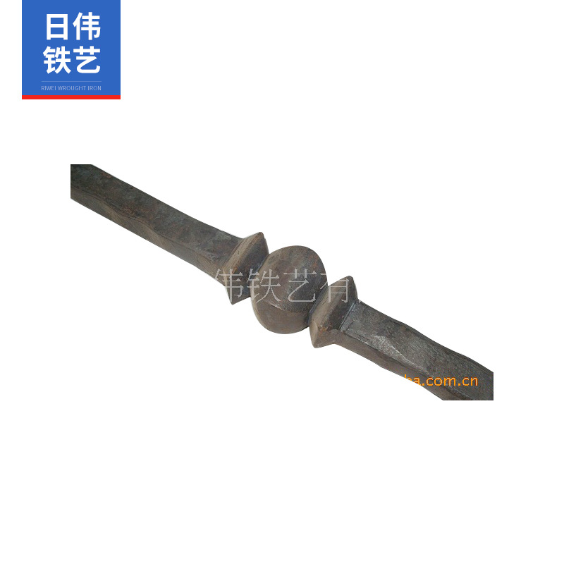 自由锻杆 铁质栏杆护栏立柱院墙围墙立杆 铁艺护栏