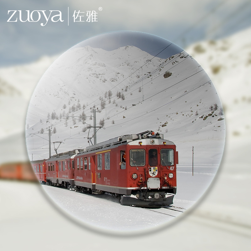 佐雅私人定制 可配近视偏光太阳镜片 非球面 近视墨镜太阳镜镜片