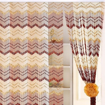 门帘水晶客厅欧美隔断帘卫生间大门过道帘子家用珠子玄关亚克力珠|ru