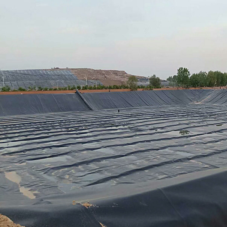 污水池专用黑色防水防渗膜厂家 沼气池防渗膜 批发|ms