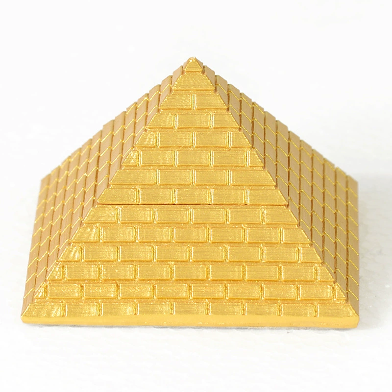 Archeological pyramid, minifigure, storage system, resin decor