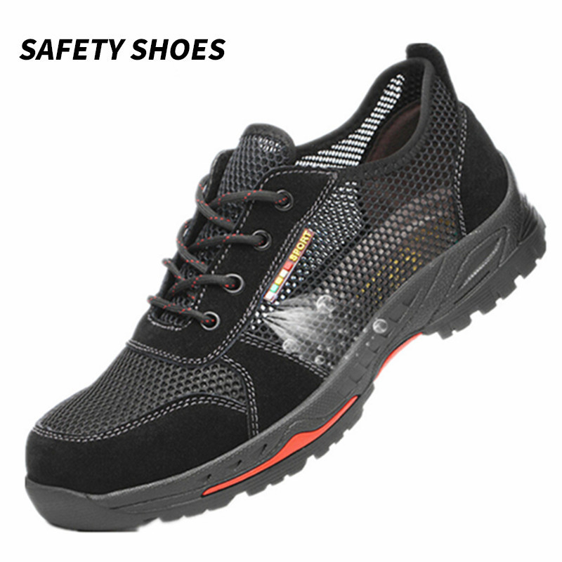 安全鞋劳保鞋男夏季透气防砸防刺穿跨境专供安全防护工作鞋