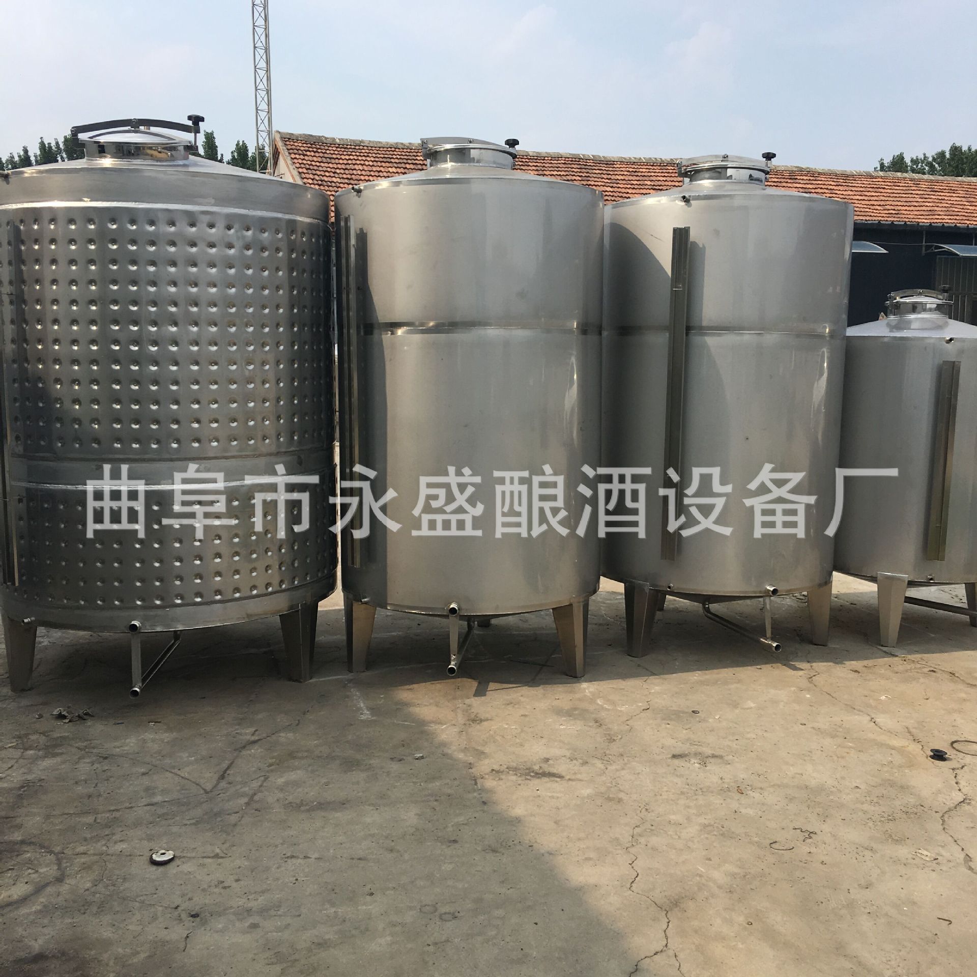 微生物发酵罐316不锈钢板材双层恒温控制米勒板三层保温