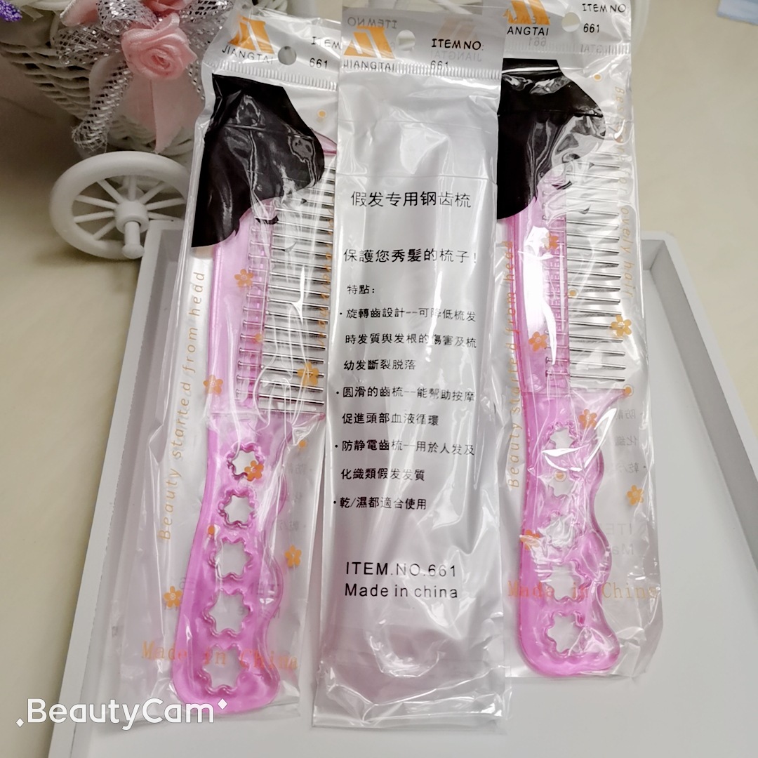假发钢梳包装图片