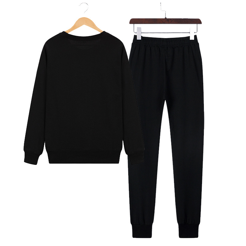 Blank Sweat Wholesale Camp Pure Autumn and Winter Crewneck Suit Winter Camp Sweat Print Customization