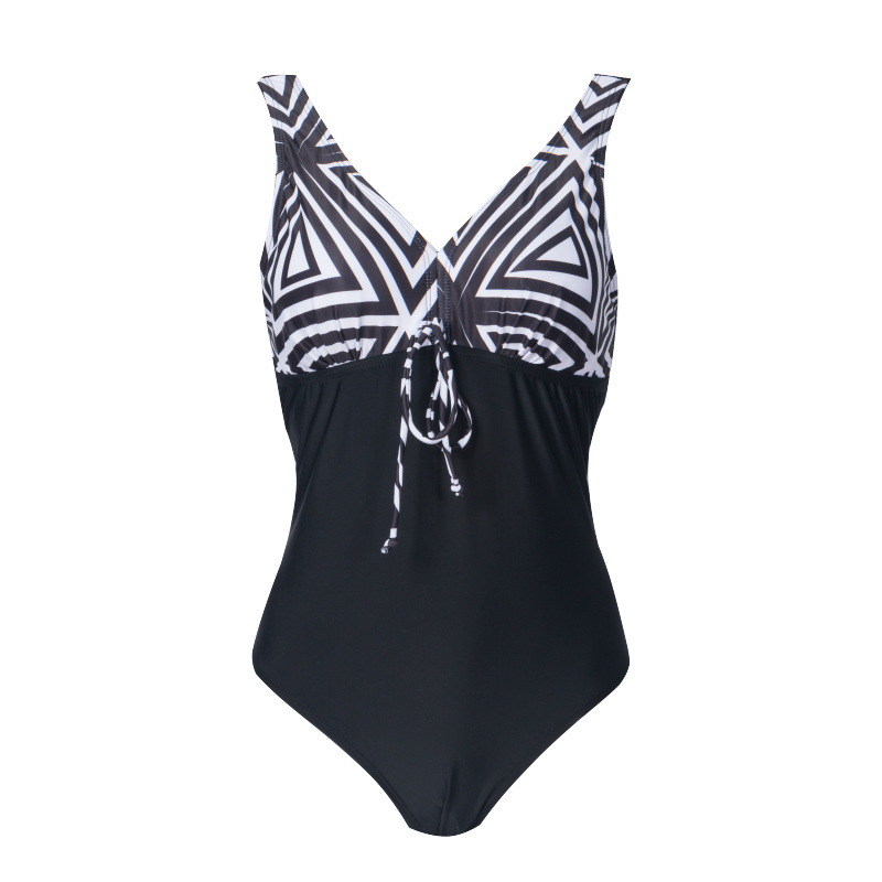 sexy printed triangle one-piece swimsuit  NSHL32987