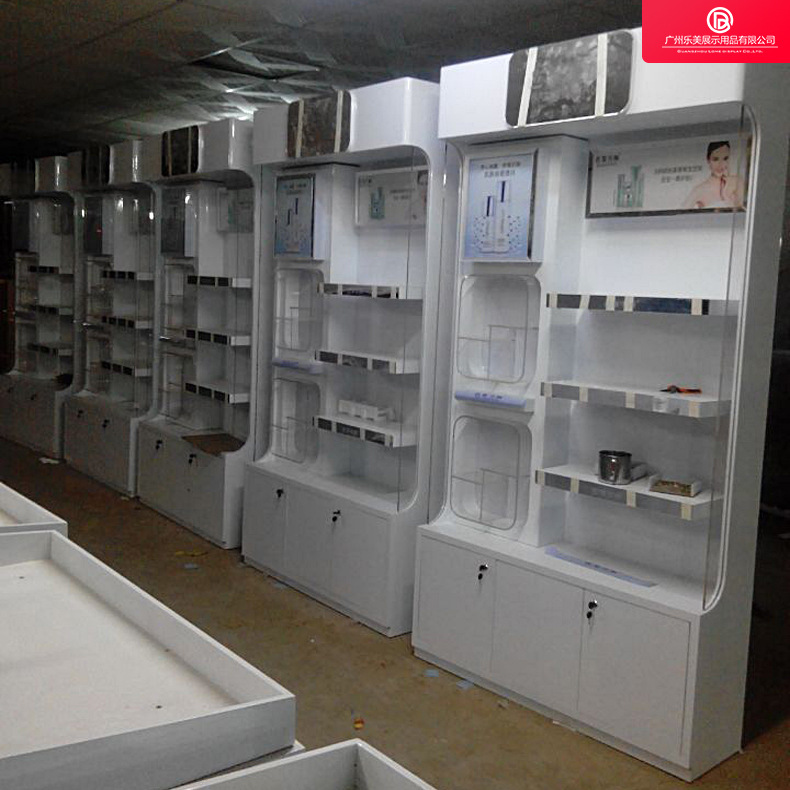 化妆品精品货架精品展示柜精品展柜高清玻璃柜台展示架礼品展示架