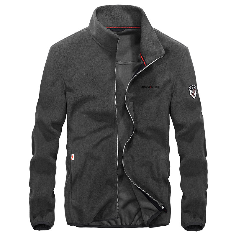 Chaqueta de lana al por mayor transfronteriza chaqueta de lana polar para hombre chaqueta de lana al aire libre chaqueta de lana más tamaño suéter cálido hombres