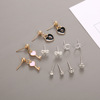 Cute earrings, 6 pair, Aliexpress, Amazon