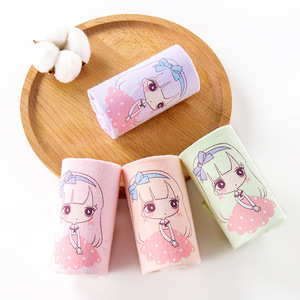 女童内裤 纯棉儿童平角裤a类卡通女孩内裤中小童宝宝短裤厂家直销