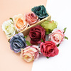 Factory direct selling fake flower parties garden home decoration accessories DIY gift flower ring silk rose wholesale