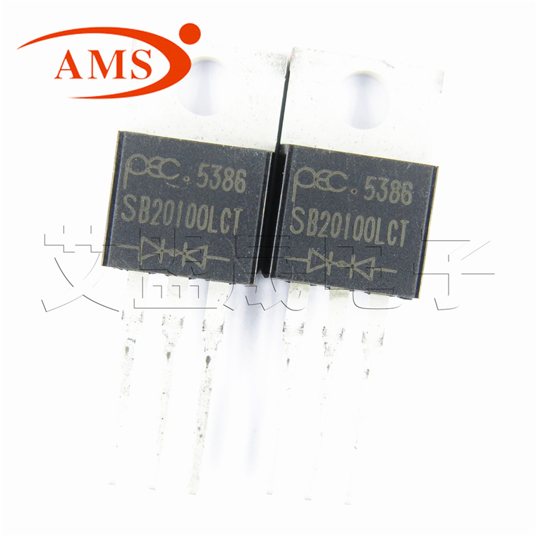 SB20100LCT SB20100 20A 100V TO-220 肖特基二极管 全新原装强茂